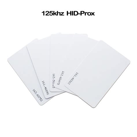 125khz rfid card design guide|hid 125khz prox cards.